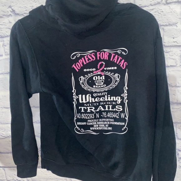 Jeep - Topless for TaTas Brest Cancer Awareness Hoodie - Picture 2 of 2
